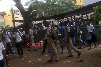 Côte dÂ’Ivoire : Abidjan, les cours perturbés dans un lycée par des élèves